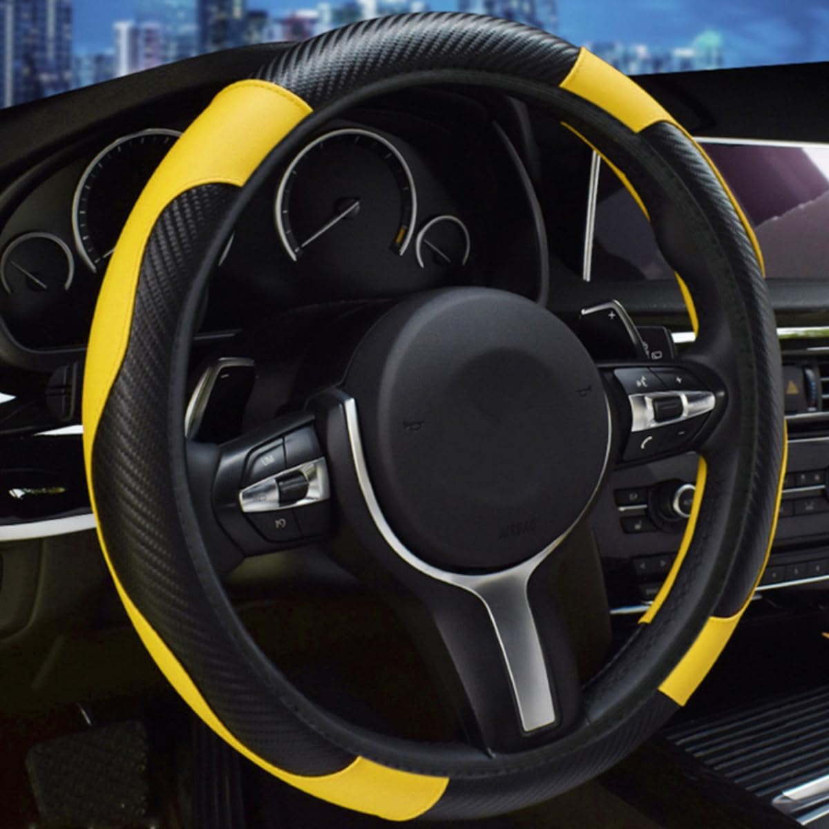 Woniyal Car Steering Wheel Cover for Opel Vauxhall Grandland X 2017-2023