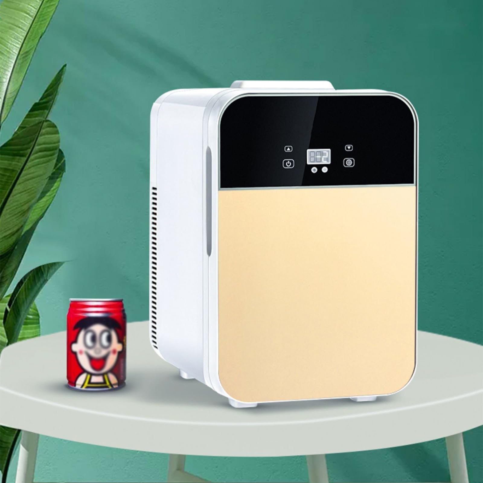 Refrigerador compacto, mini refrigerador ajustable perfecto para dormitorio, apartamento, oficina, caravana, garaje, sala de estar