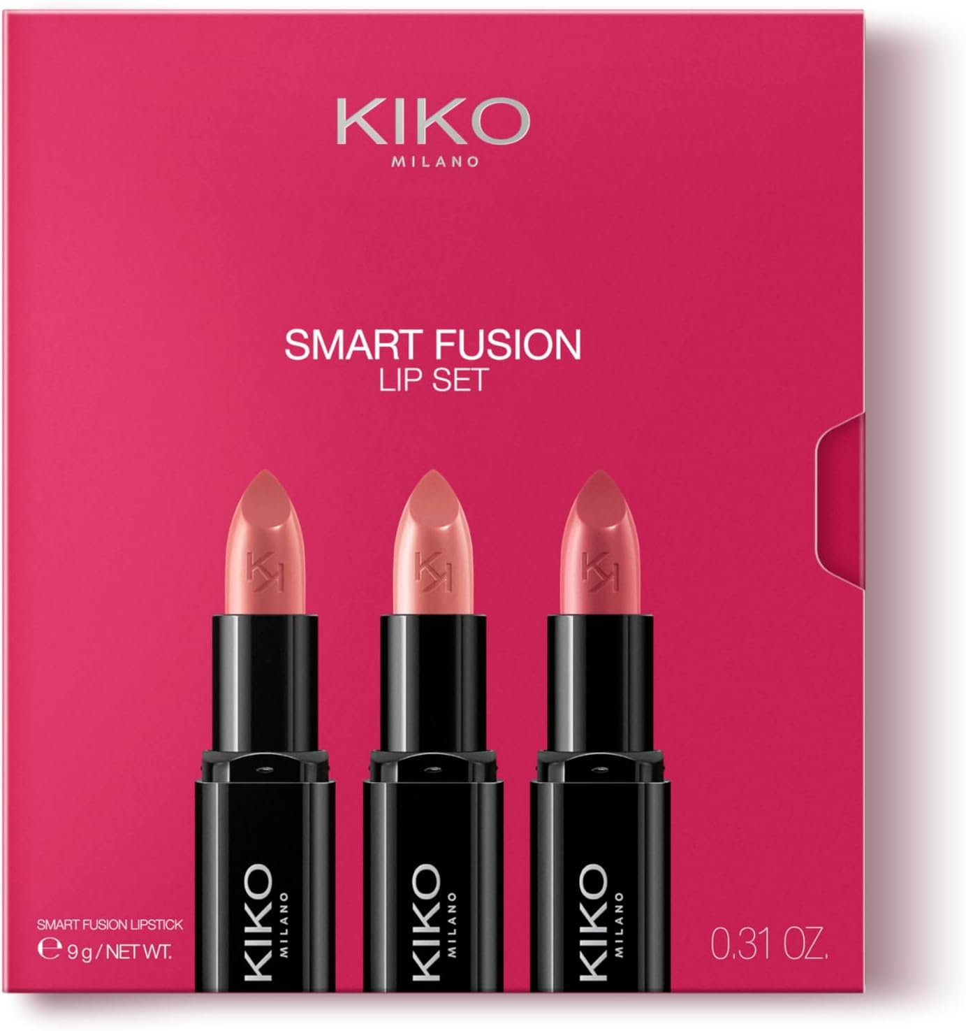 Smart Fusion Lip Set 03, Lip Kit With 3 Radiant-Finish Lipsticks
