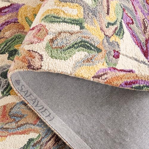 Image of Hand Tufted Premium Rug Premium Wool Carpet for Living Room Bedroom and Hall Size 8x10 Feet Color Multi