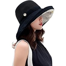 Women Mesh Sun Hats Summer Beach UV Protection UPF Packable Wide Brim Chin Strap