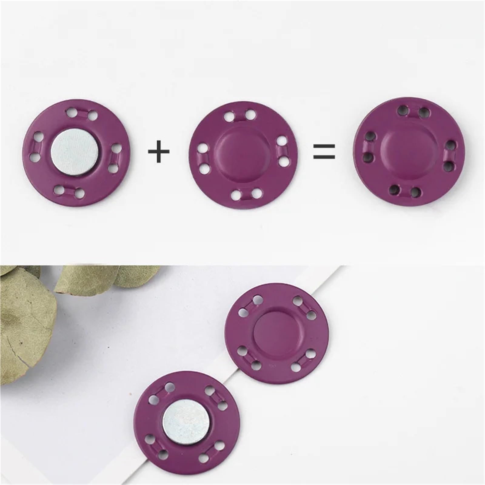 Bottoni A Pressione Bottoni magnetici invisibili