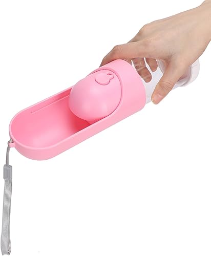 Miniatura 6 de Pet Collapsible Drink Bottle, Portable Water Dispenser for Dogs and Cats, Telescopic Travel Cup with Water Lock Button, Built - in Filter and