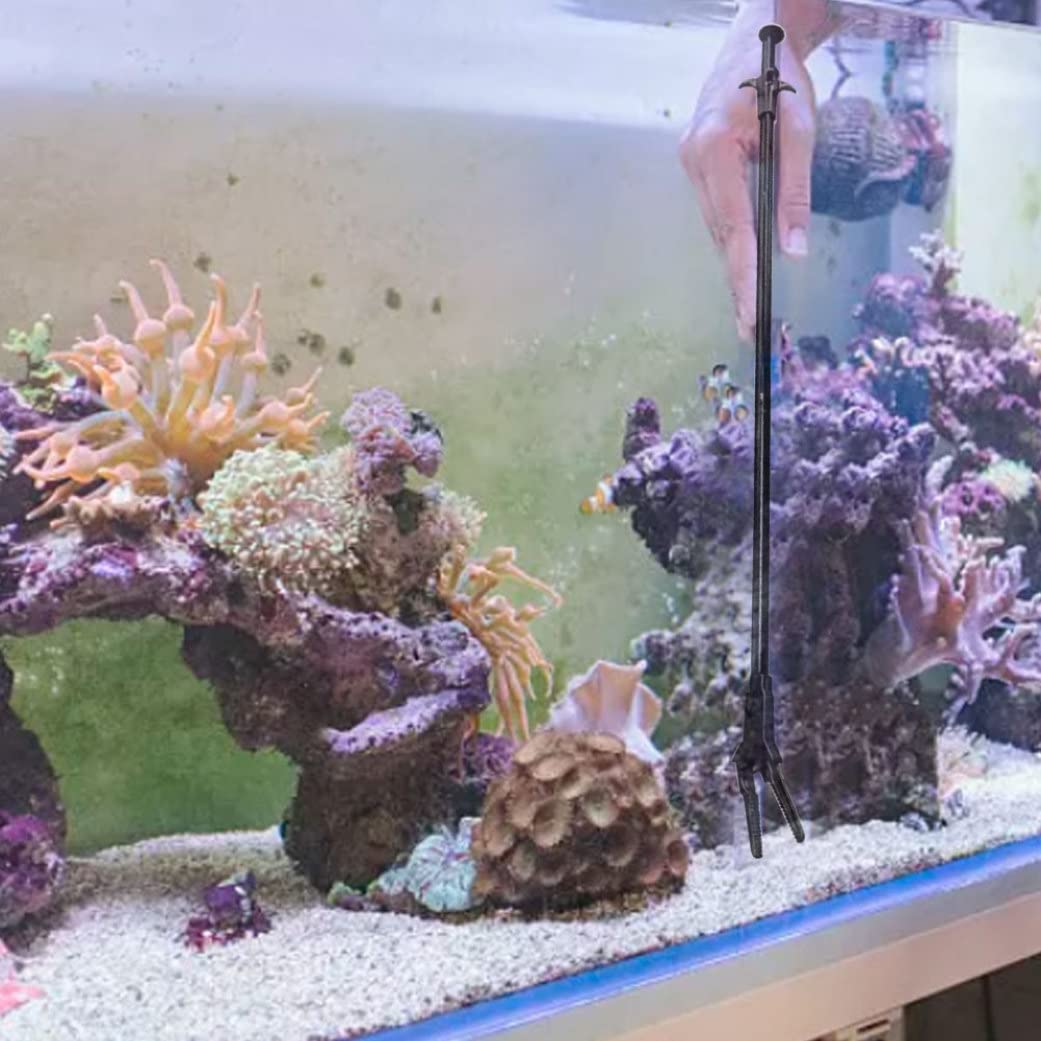 Pinces d'aquarium 50 cm, Pince pour Plantes d'herbe Aquatique à Long Manche et Pince de Nettoyage pour Aquarium