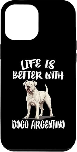 iPhone 13 Pro Max Life Is Better With Dogo Argentino Dog Case