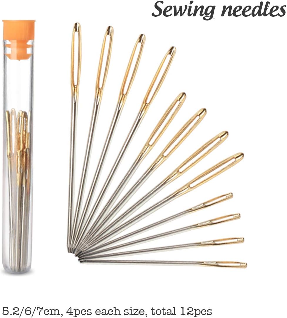 Lemonfilter 39 Pack Crochet Hooks Set, 2mm(B)-10mm(N) Ergonomic Soft Grip Handles Knitting Needles Kit with Case for Arthritic Hands