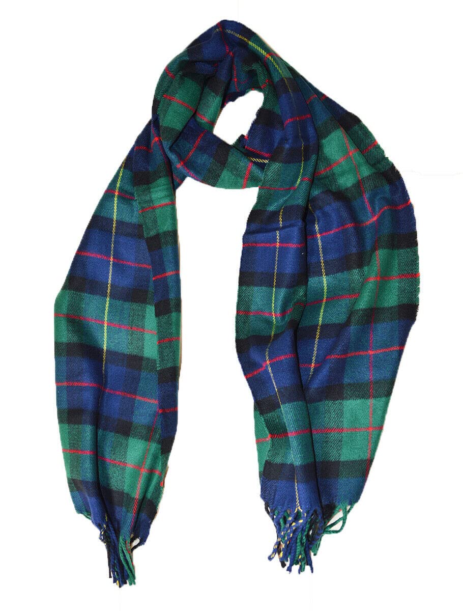 Kgm Unisex Green Tartan Super Soft Plaid Tartan Check Scarf - Scarves For Men - Woman`S Scarfs (Green Tartan)