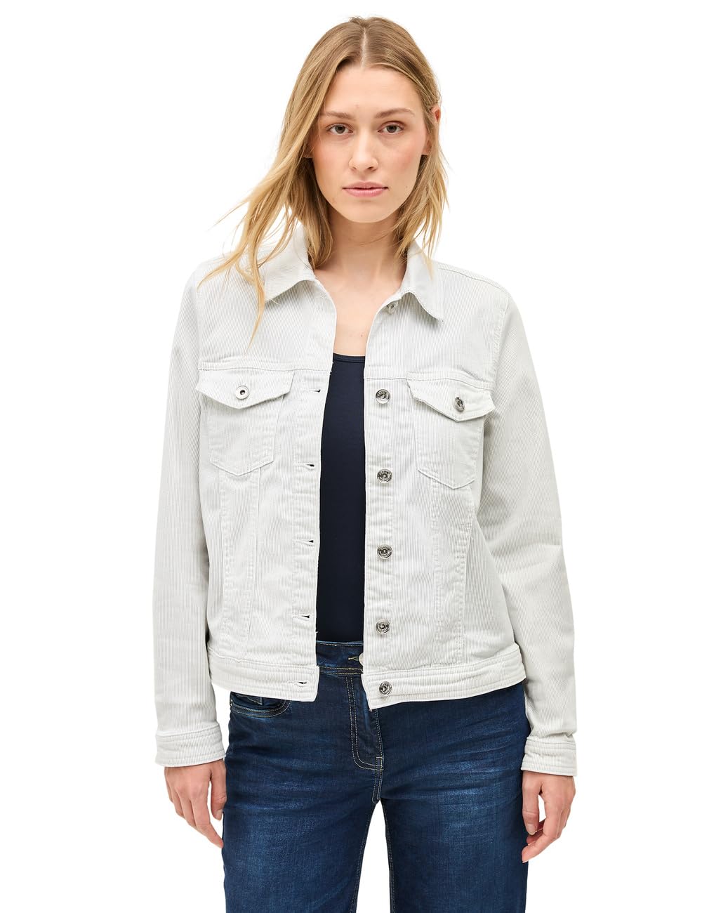 Cecil Dżinsy damskie, Cobble Grey, M