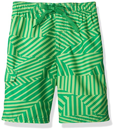 Image of Kanu Surf Boys' Victor Stripe Quick Dry Beach Board Shorts Swim Trunk