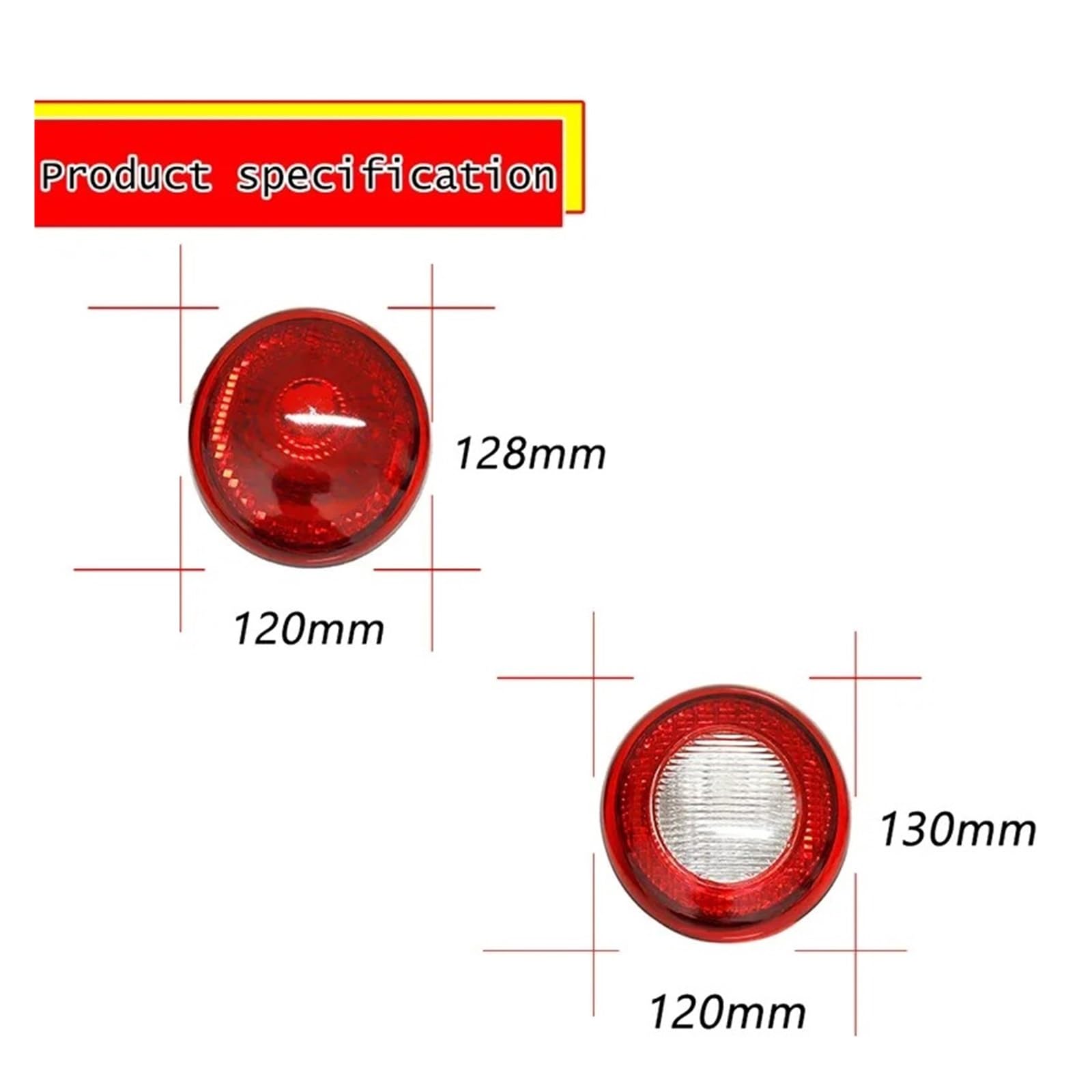 Pilotos Traseros Kit De Carcasas ABS Para Luz Trasera Marcha Atrás Coche Para Chevy Para HHR 2006 2007 2008 2009 2010 2011 Sin Casquillo Bombilla(Tail Light Housing)