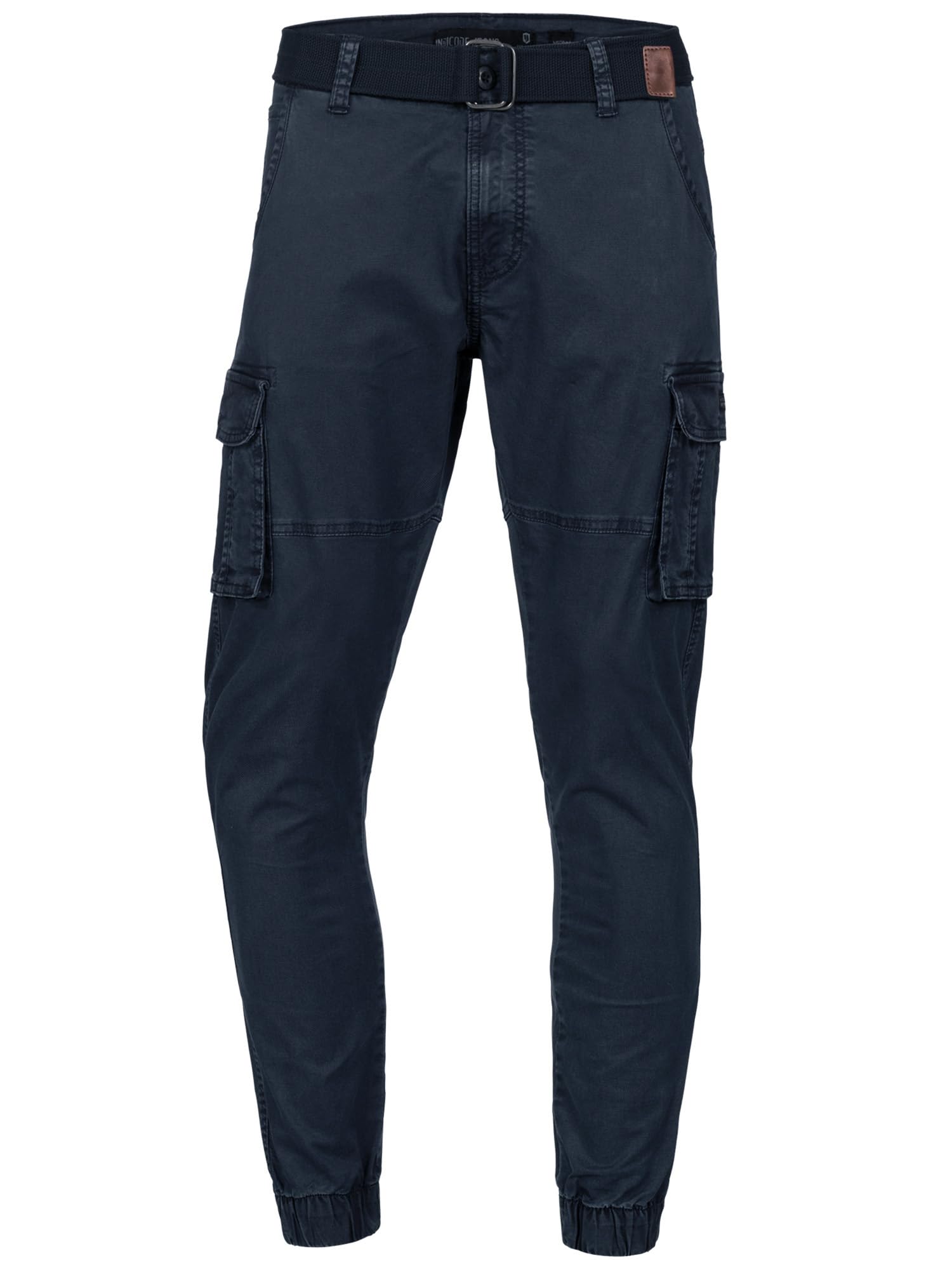Indicode Uomini Kerr Cargo Pants | Pantaloni Cargo in 98% Cotone Inclusa Cintura