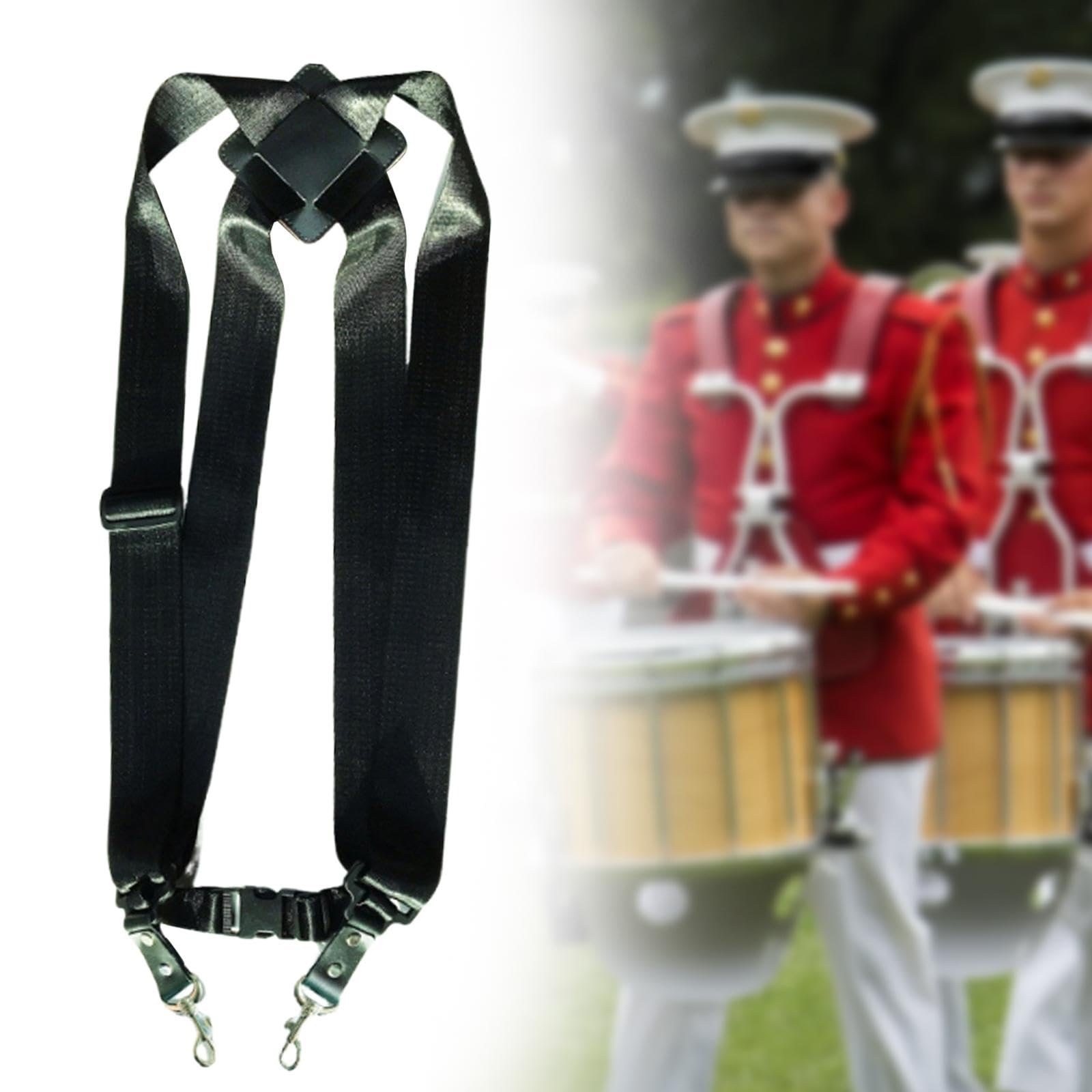 MagiDeal Bouteau d'épaule, ceinture d'instruments à percussion, harnais d'épaule, confort, écharpe professionnelle de tambour africain pour la caisse