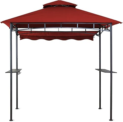 Miniatura 7 de CHARMELEON - Cenador de parrilla de doble nivel, 8 x 5 pulgadas