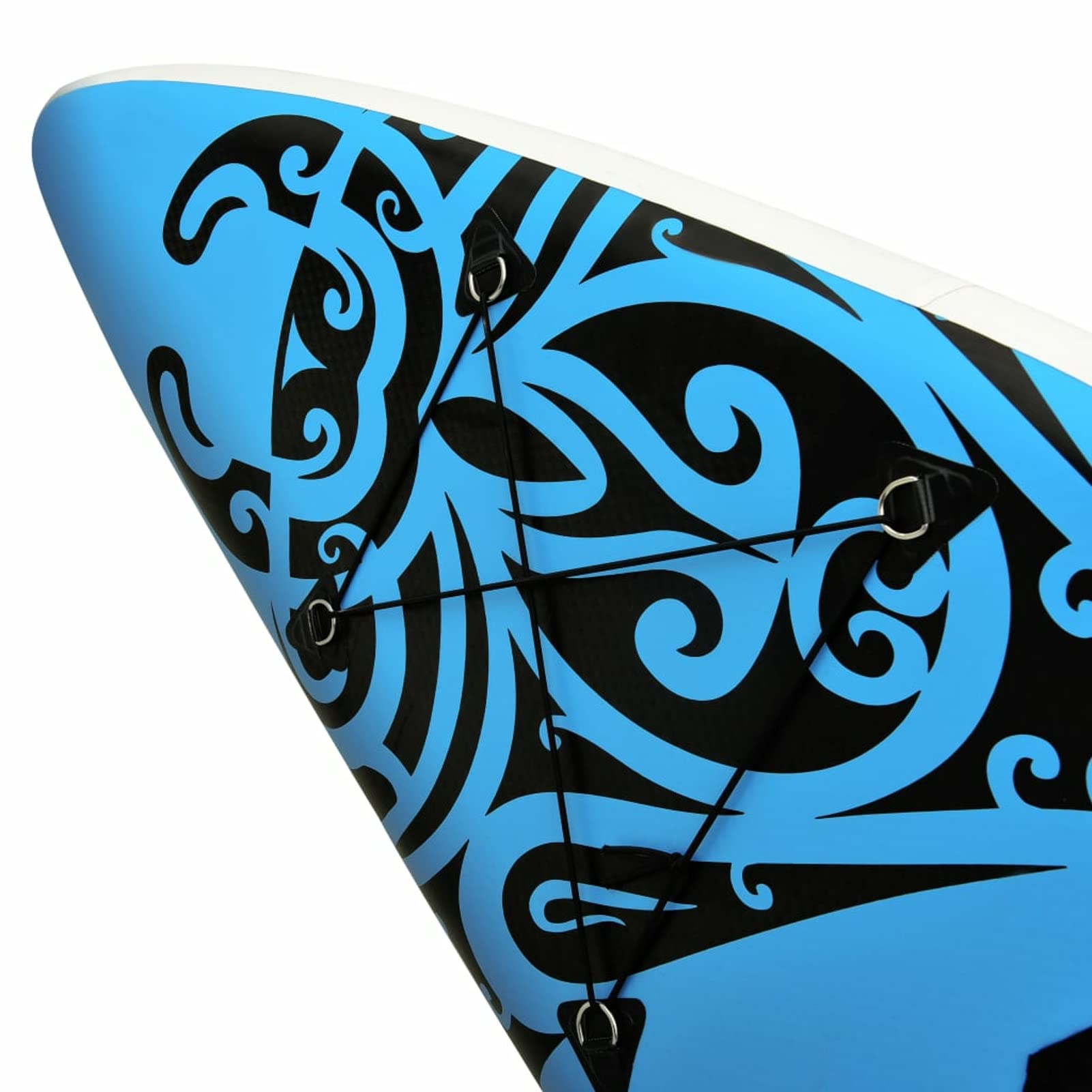 Zestaw nadmuchiwanej deski do wiosłowania, deska surfingowa, deska surfingowa, nadmuchiwana deska surfingowa, padelboard, padelsurfing, deska do paddleboardingu, niebieska 305 x 76 x 15 cm