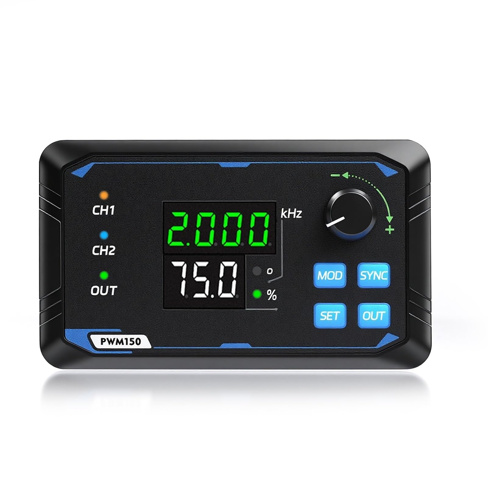 DEWIN Signalgenerator Modul, PWM150 Zweikanal Signalgenerator Servomotoransteuerung Rechteckimpuls mit Einstellbarer Frequenz