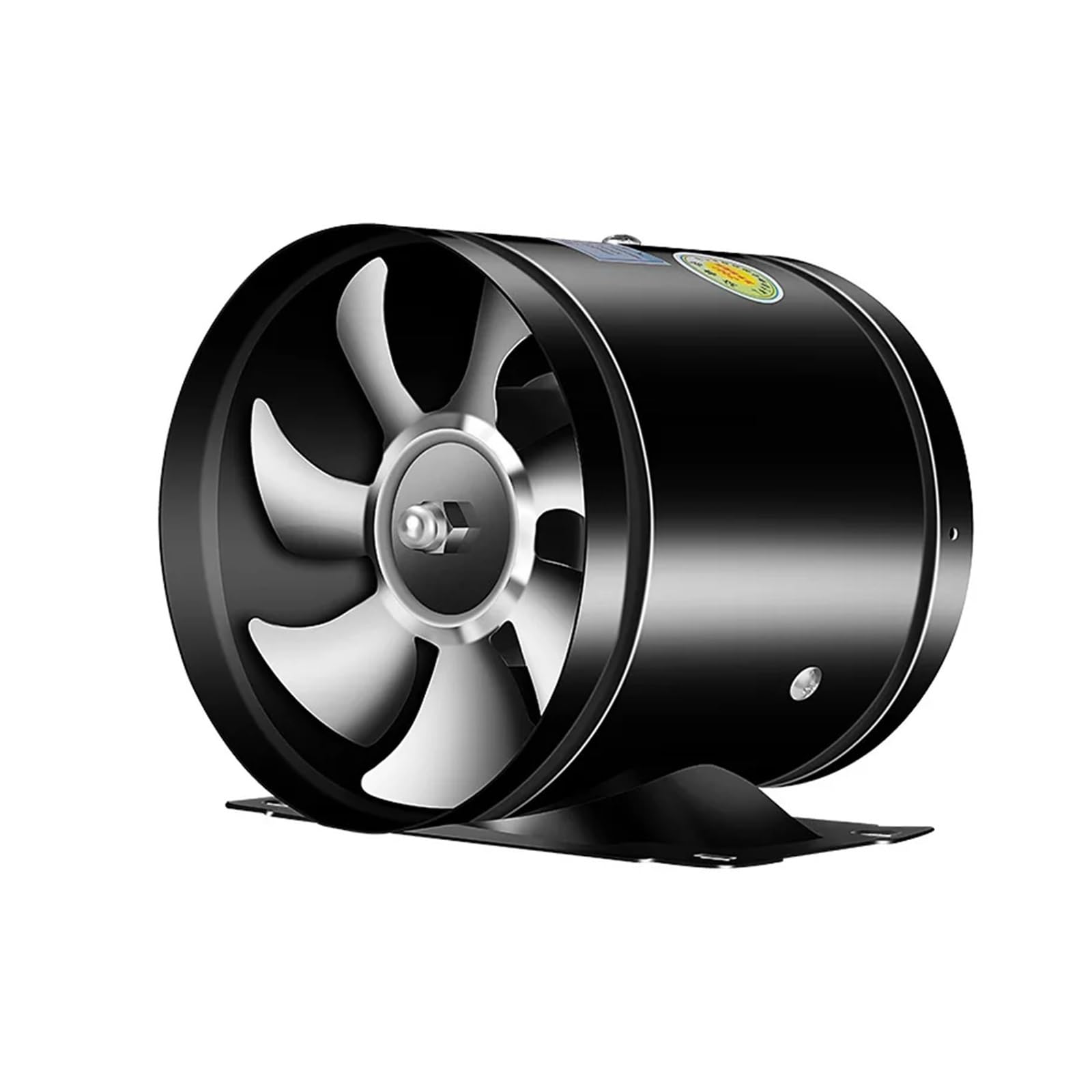 Ventilatore 4''6''8'' Tubo Di Scarico Ventilatore Aria Ventilatore Tubo Di Metallo Ventilazione Ventilatore Di Scarico Mini Estrattore Bagno Wc Ventilatore A Parete Condotto Ventilatore(8-inch)