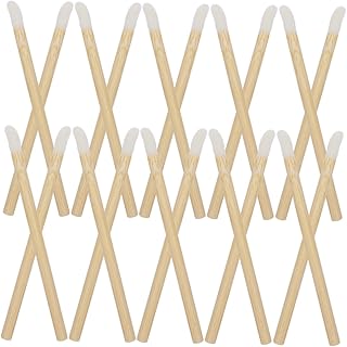 100pcs Wooden Lip Brushes Single Use Lip Appl...