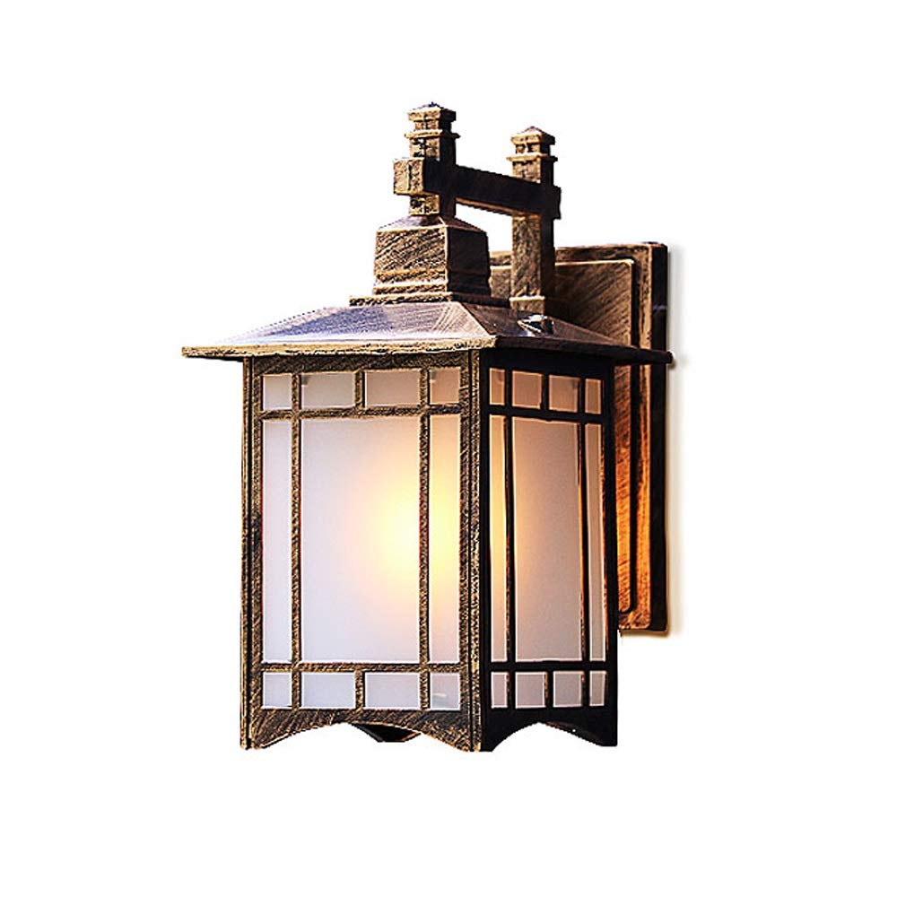 SXECAEPS E27/E26 Vintage Wall Lamp Industrial Sconce Edison High Waterproof and Anti-rust Retro Lights Bedroom Living Room Aisle Lighting Down Luminous Interesting
