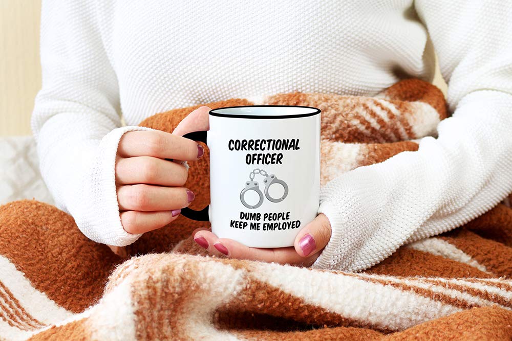 Casitika Ufficiale Correzionale Tazze. 11 oz Correzioni lavoro tazza di caffè. Dumb People Keep Me Employed. Idea tazza per collaboratore.