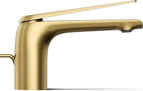 Miniatura 8 de Kohler 97345-4-2MB Avid - Grifo para lavabo de baño con una sola manija, 1.2 gpm, latón cepillado vibrante