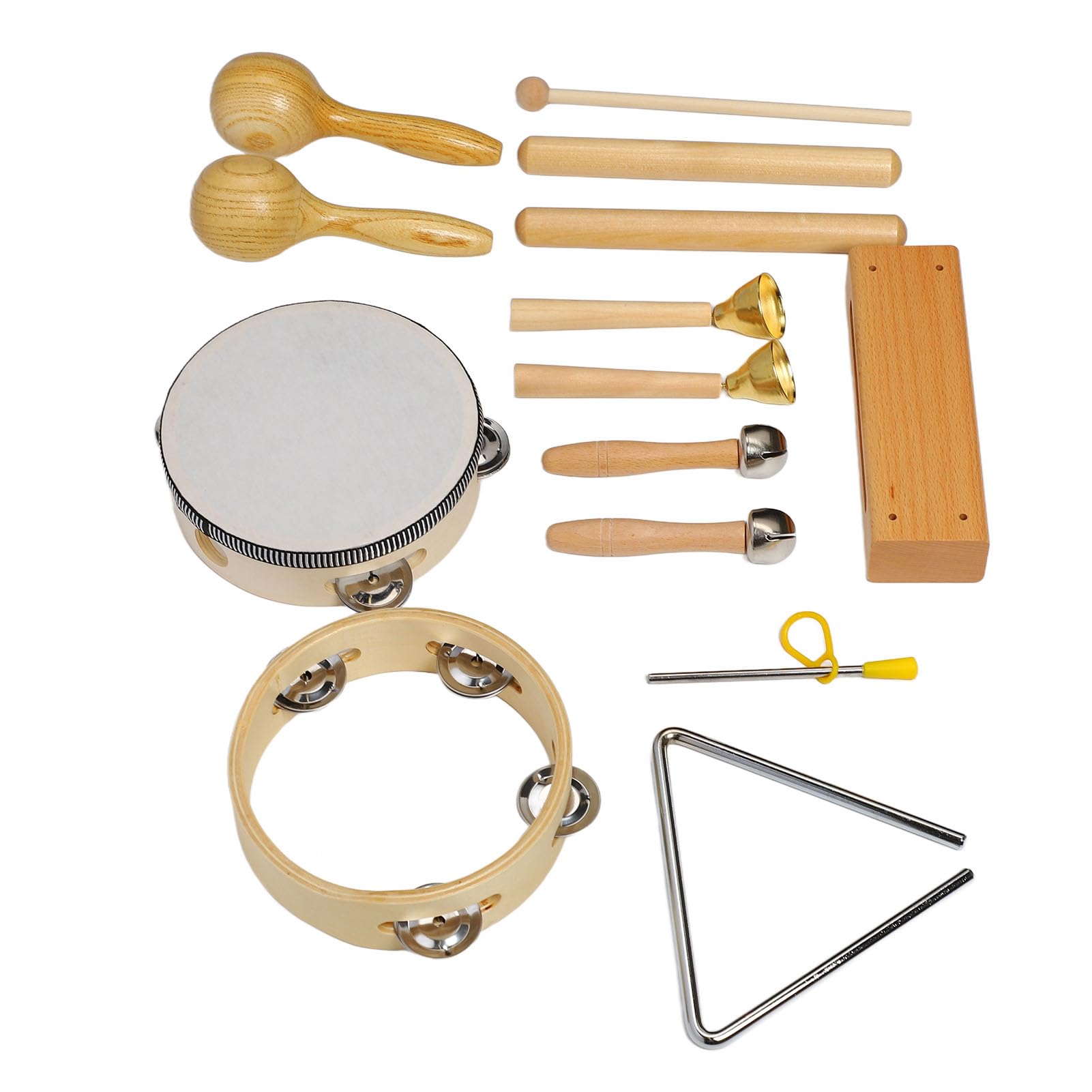 Set di strumenti Orff Percussioni musicali Strumenti durevoli per l'apprendimento precoce della scuola materna per bambini