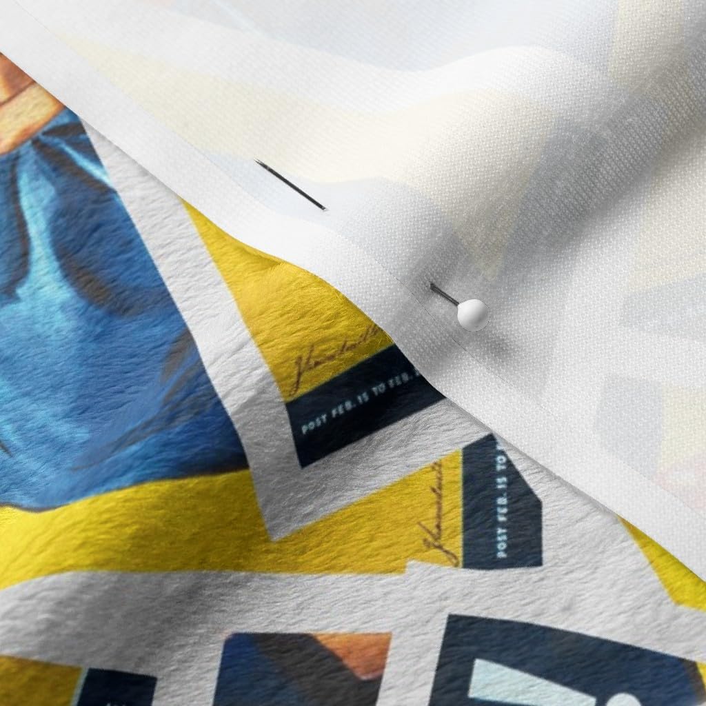 Spoonflower Fabric - Yellow Riveting Women Rosie Retro Girl Power Women Female Workers WWII Printed on Minky Fabric by The Yard - Sewing Baby Blankets Quilt Backing Plush