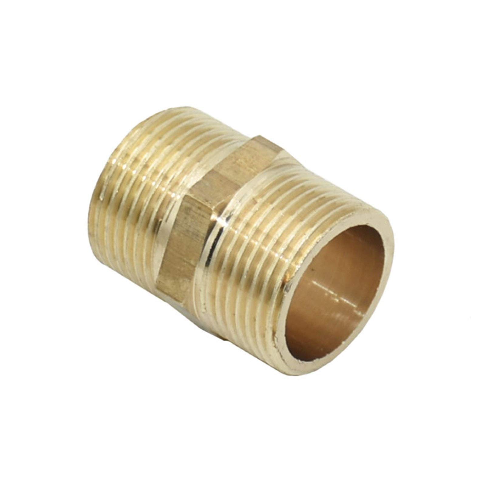 Manguera de jardín de conexión rápida Rosca macho 1/2" 3/4" 1" Connector latón Manguera de reparación de 2 vías grifo de la manguera de jardinería Accesorios grifo del conector 20 (Color : G3I4)