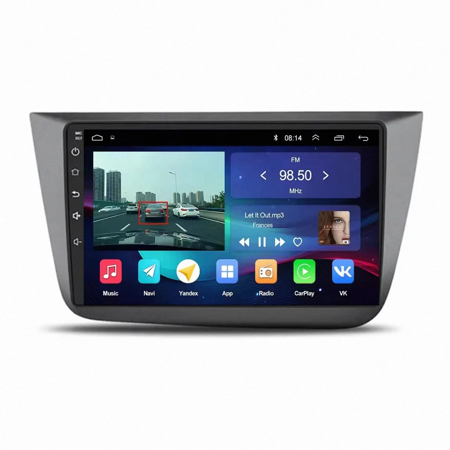 Estéreo Seat Altea 2004-2015 con Bluetooth para evitar multas de tráfico 8