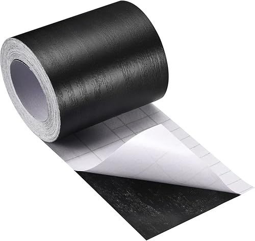 Miniatura 1 de uxcell Cinta de grano de madera, 1.97 pulgadas x 33 pies, adhesivo autoadhesivo para pared, esquina, mesa, puerta, sofá, muebles, decoración del