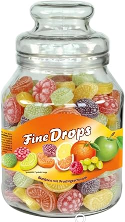 Mixed Fruit Selection Candies Jar Fruit Candies Gift1 X 966g Sweet Gift