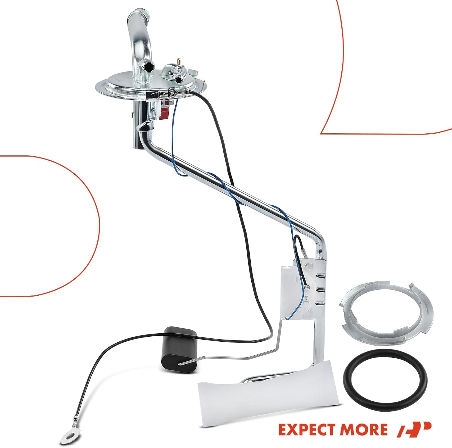 A-Premium Fuel Tank Sending Unit Compatible with Chevrolet G20 1984-1995, G30 1984-1996 & GMC G2500 1984-1995, G3500 1984-1996, Diesel, Replace# 19179691, 25004112