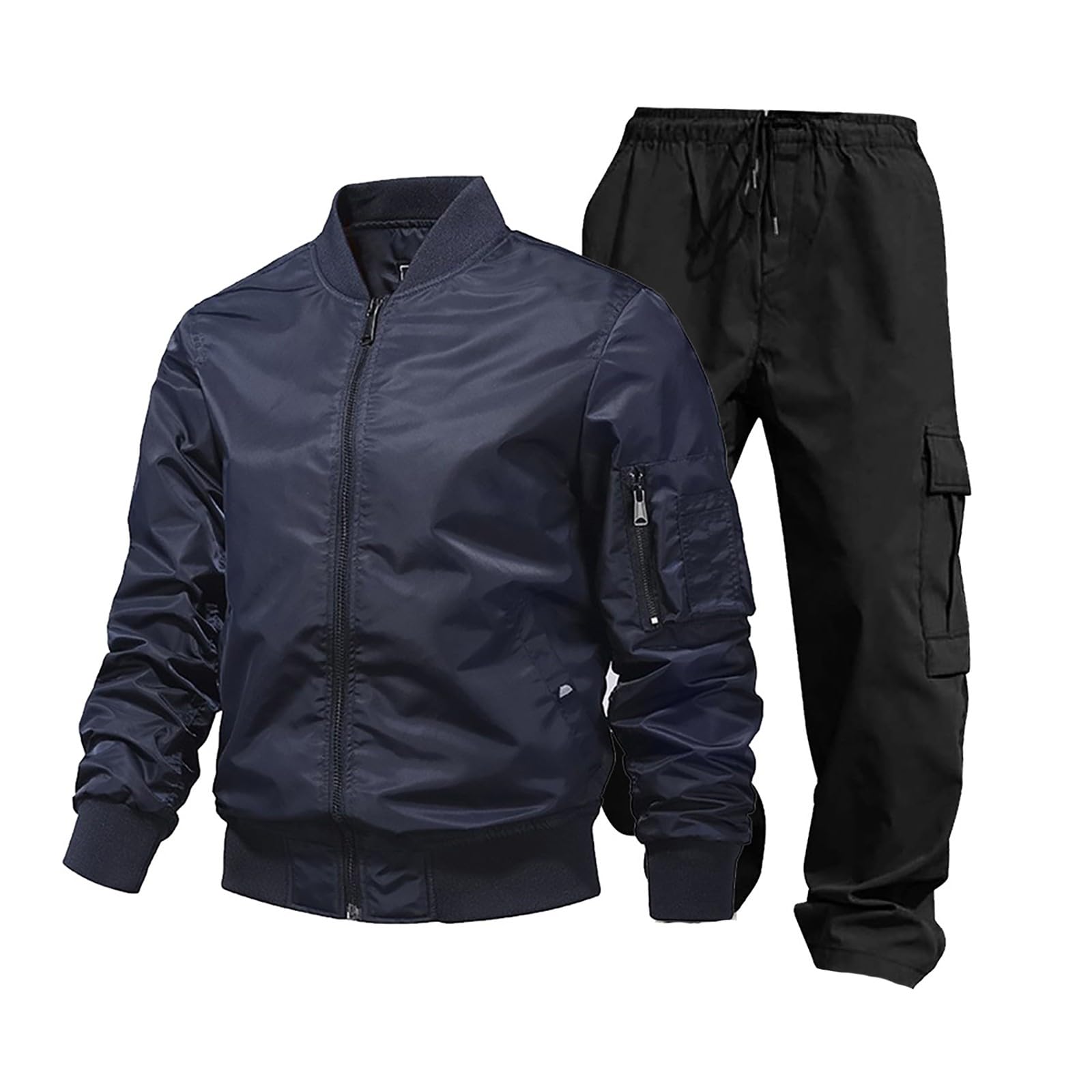 Hosenanzug Herren Kapuzenpullover + Jogginghose Jogginganzug Sweatjacke Trainingshose Trainingsanzug Sportanzug Freizeitanzug Sport Anzug Tracksuit Fitnessanzug Sportanzug Christmas