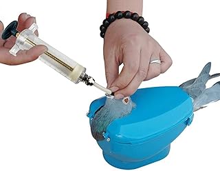 Young Birds Feeding Syringe 50ML Pigeon Parrot Chick Feeder Syringe Hose Birds Feeding Injector Birds Feeding Syringe Manual Feeding Rearing Gavage Curved Needle Medication Tube Syringe