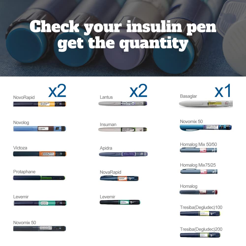 DISONCARE 60H 2 Insulin Pen Cooler Travel Case Diabetic Travel Cooler