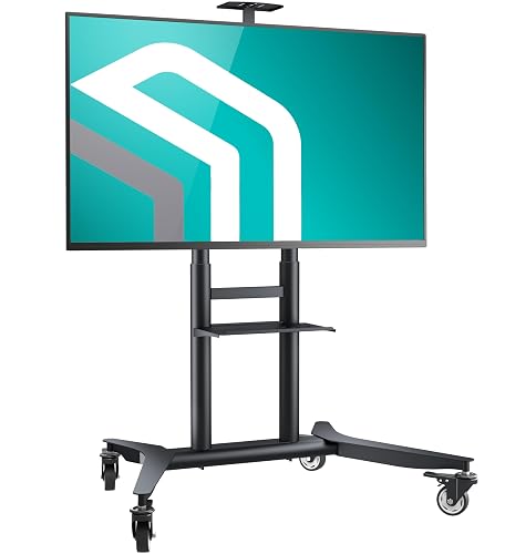 ONKRON Mobile TV Stand on Wheels for 55-90 Inch Screen,
