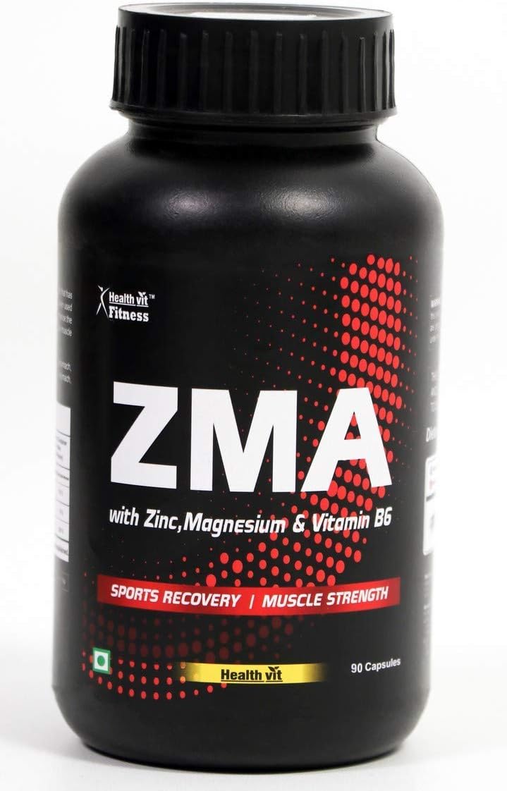 Healthvit Fitness ZMA Nightime Recovery Support - 90 Capsules