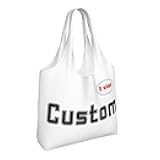 Custom Canvas Tote Bag with Photo Text Personalized Canvas Bag with funny Gift Customized Mothers Day Gifts for Women