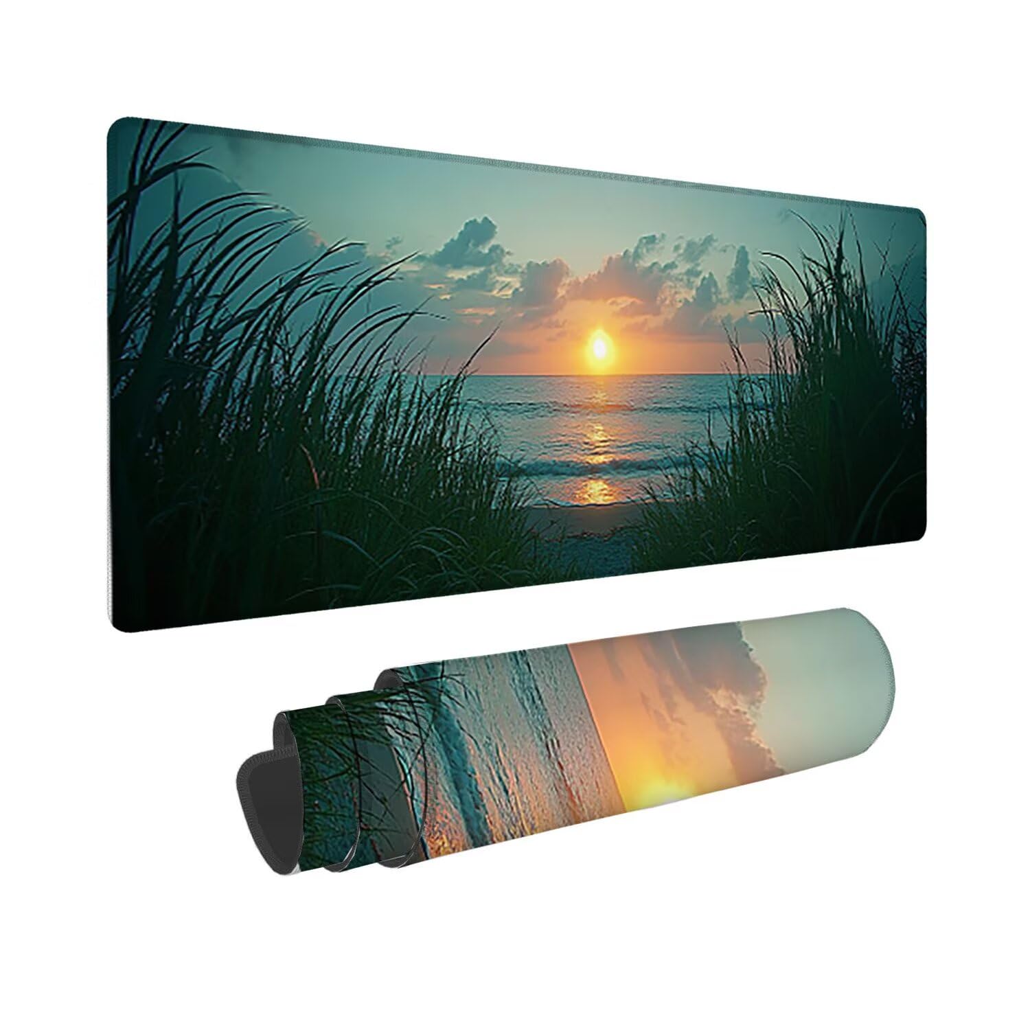 Podkładka pod mysz do gier, 1400 x 600 mm XXL Podkładka pod mysz do gier, duża, antypoślizgowa, wodoodporna, iExtended długa podkładka pod mysz do klawiatury XXL, akcesoria biurowe, do gier, komputera