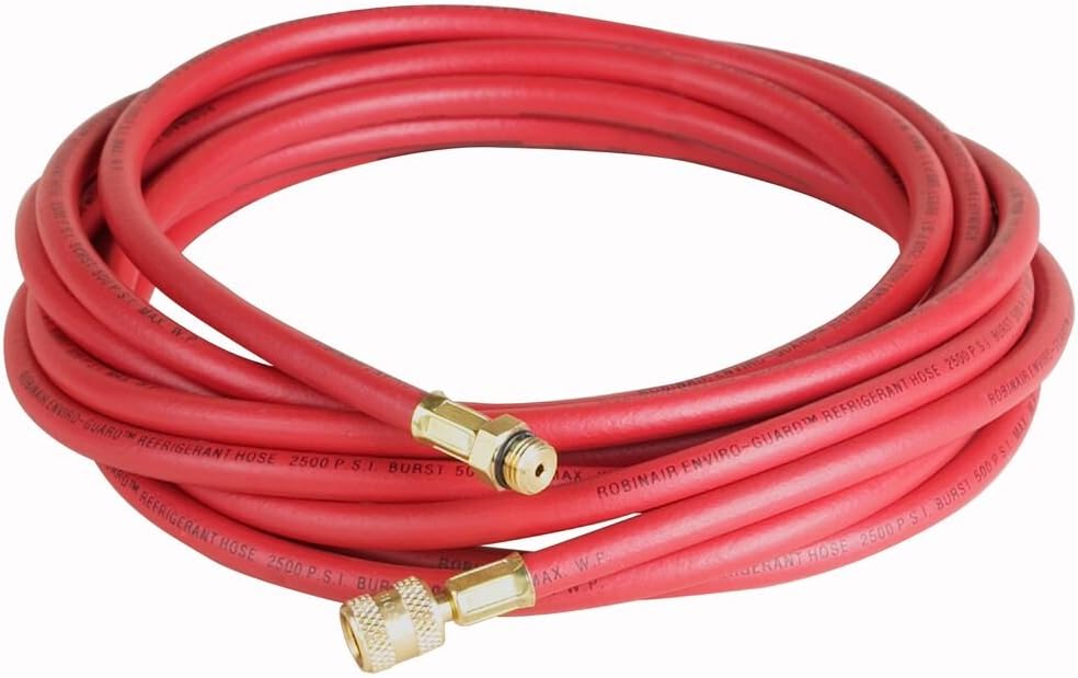 Robinair 62121 96" Blue Enviro-Guard R-134a Hose; 14 mm x 1/2" ACME
