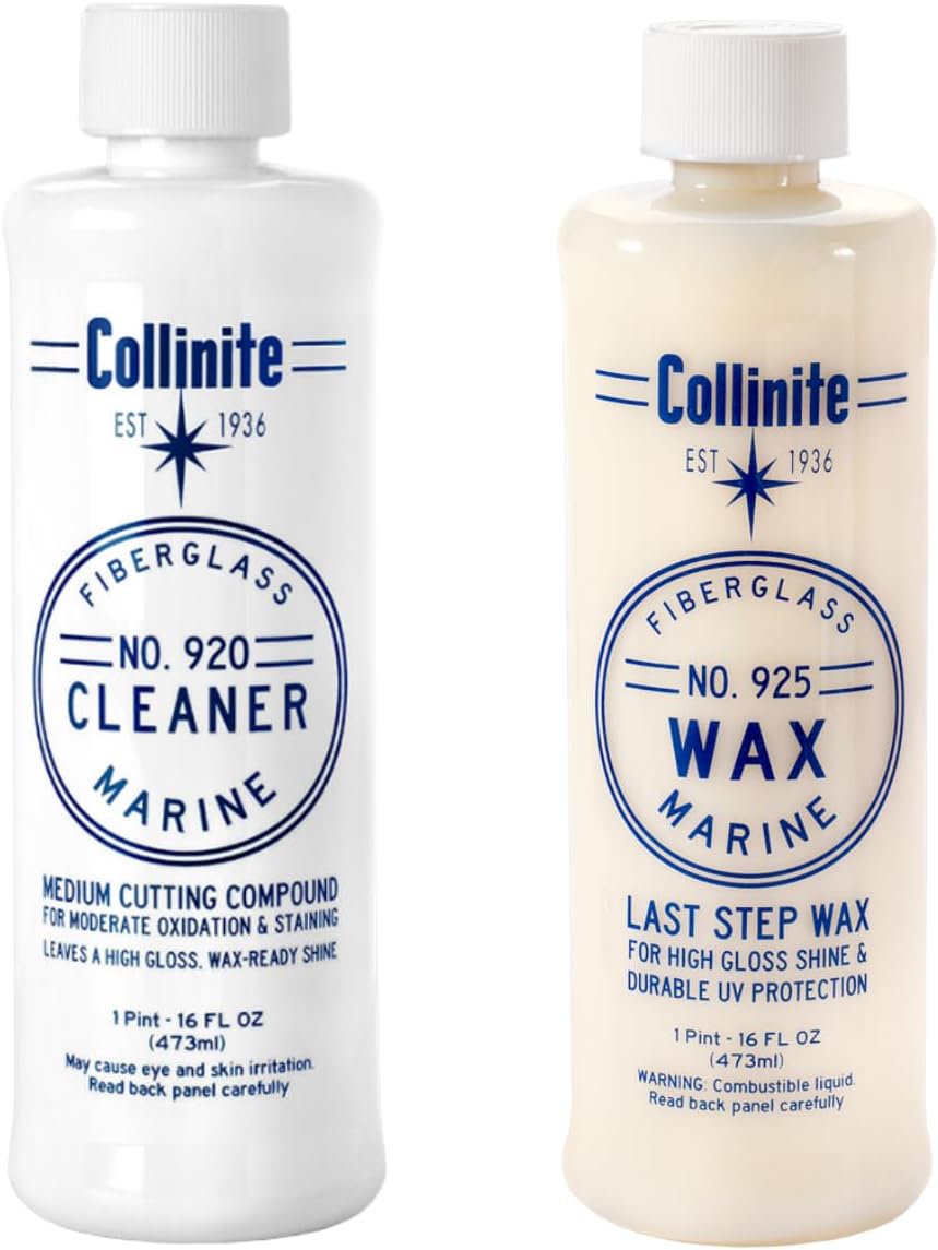 920 Fiberglass Boat Cleaner & 925 Fiberglass Boat Wax Combo Pack