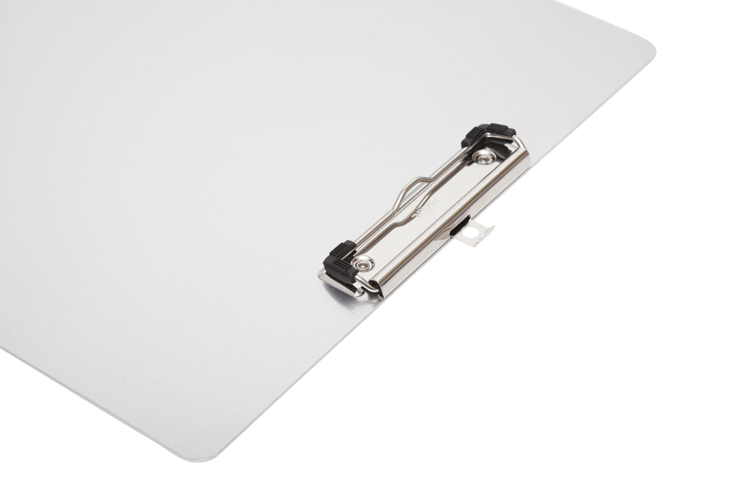 Porte-Bloc Rigide Format A4 - 30,5x22,9 Cm - Clip Métal - Design Loup Gris - Pour Bureau/Études