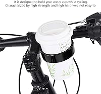 Vista 2 de Soporte de taza para manillar Soporte de botella de agua de aleación de aluminio Soporte de taza de café de té Soporte para taza de café
