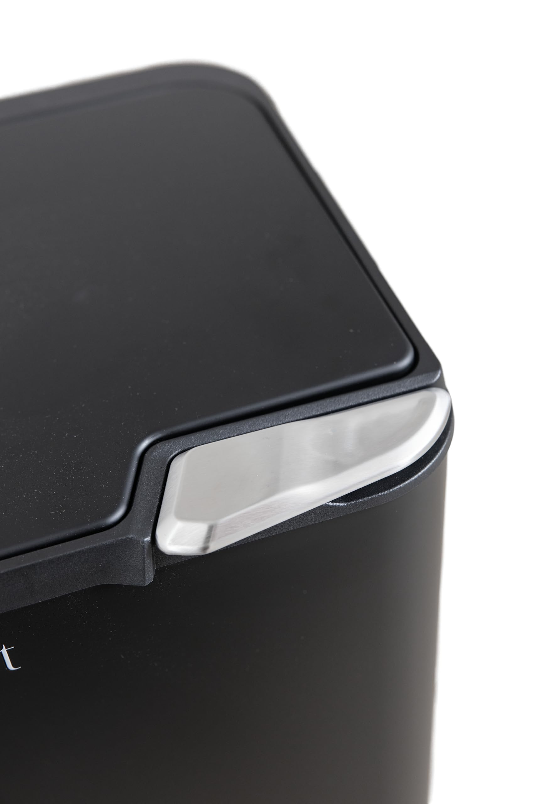 Bayt Poubelle De Tri Sélectif 60 L Pour La Cuisine - Poubelles De Cuisine À Double Bac De 60 Litres Pour Le Tri Des Déchets | Poubelle Verticale En Acier Inoxydable Noir Mat