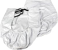 Vista 2 de Camco 45321 - Protector de vinilo para ruedas y neumáticos, paquete de 2 (24 a 26 pulgadas, blanco)