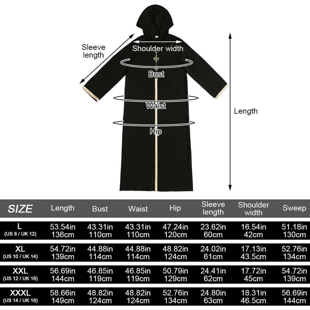 Robe Longue À Capuche Ample À Manches Longues pour Femme