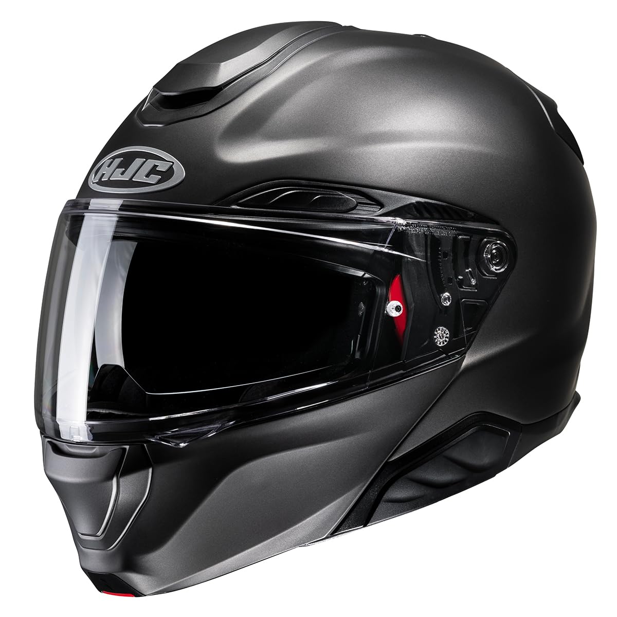 HJC, Casque Moto Modulable RPHA91 UNI Semi Mat Titanium, XXL