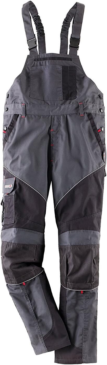 Terratrend Job 20183-52-6310 Size 52 "Active" Dungarees - Dark Grey/Black