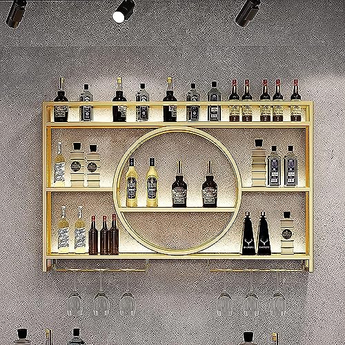 Étagère à vin ronde pour bar et restaurant : le support mural idéal - 5