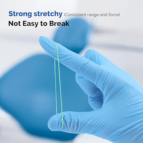 Miniatura 7 de JMU Bandas elásticas de ortodoncia neón 516, tamaño mediano, paquete de 500 bandas de goma de ortodoncia sin látex, fabricadas en Estados Unidos