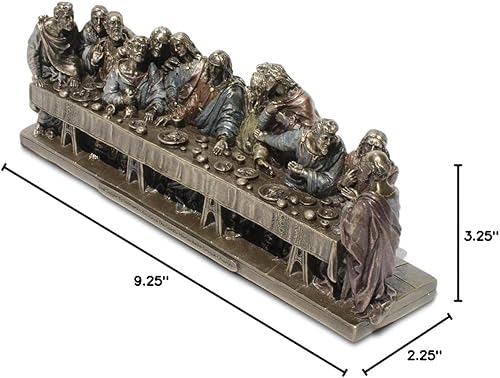 Miniatura 3 de US Figura religiosa de 9,25 pulgadas Da Vinci El último regalo de exhibición súper